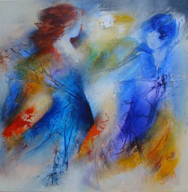 Print of Abstract Women Paintings by Wil Lof