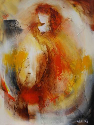 Original Abstract Women Paintings by Wil Lof