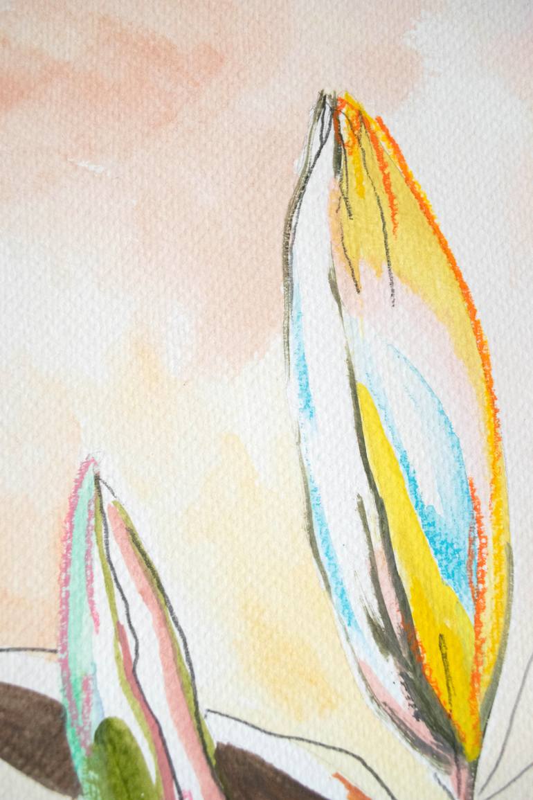 Original Abstract Botanic Painting by Amaia Bloom
