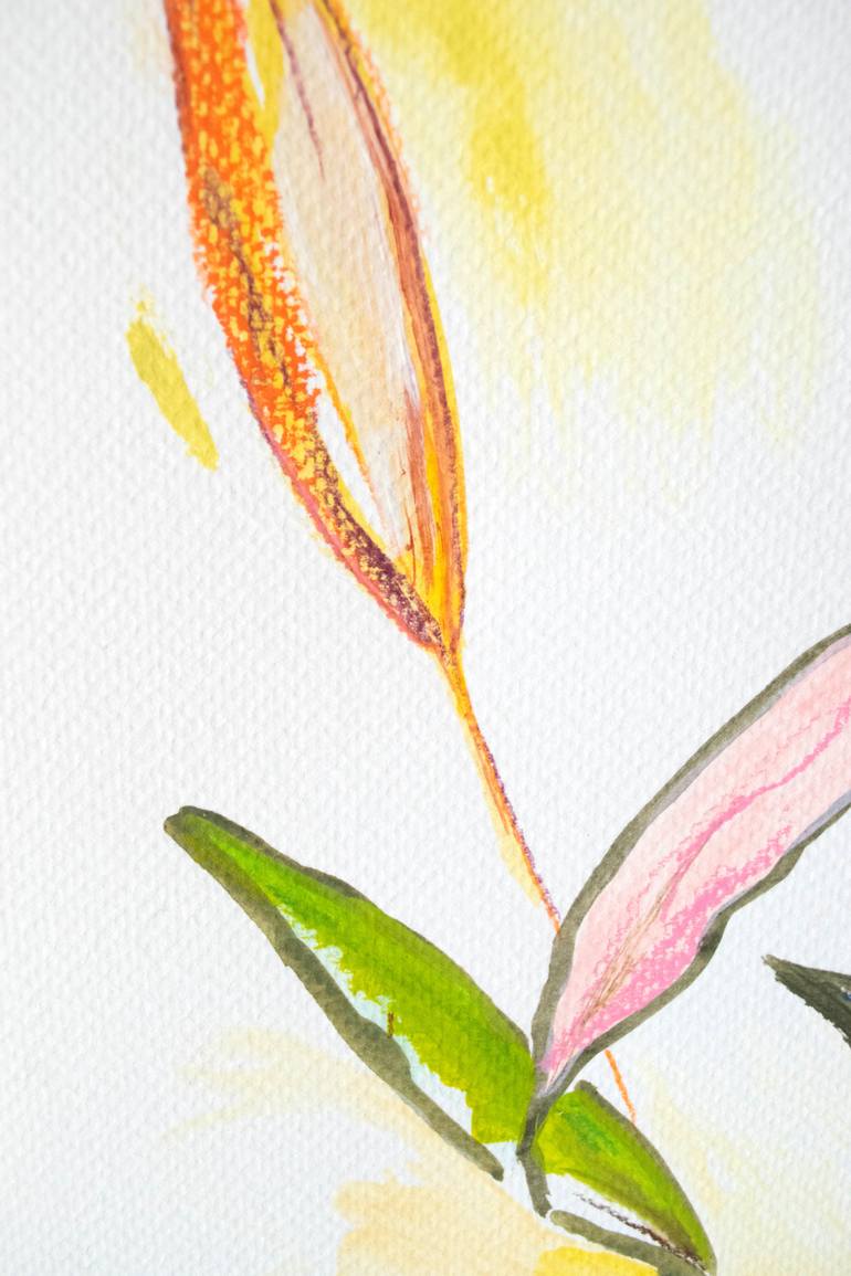 Original Abstract Botanic Painting by Amaia Bloom