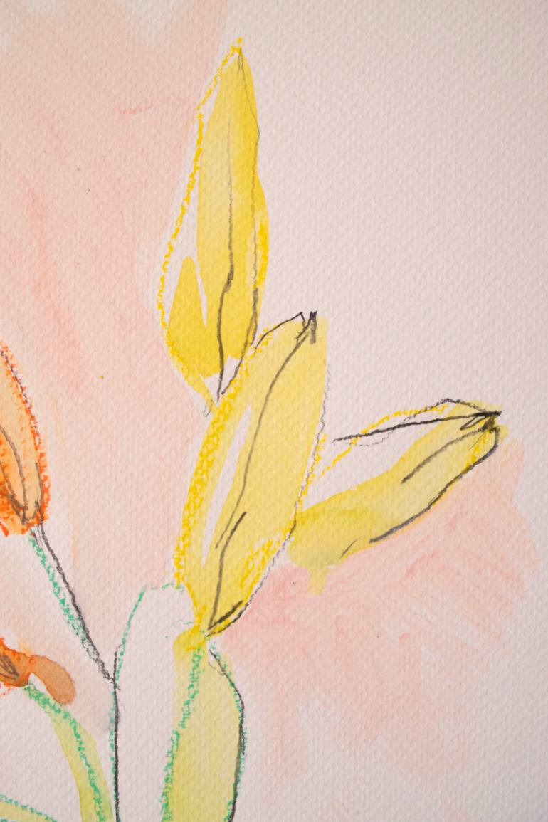 Original Abstract Botanic Painting by Amaia Bloom