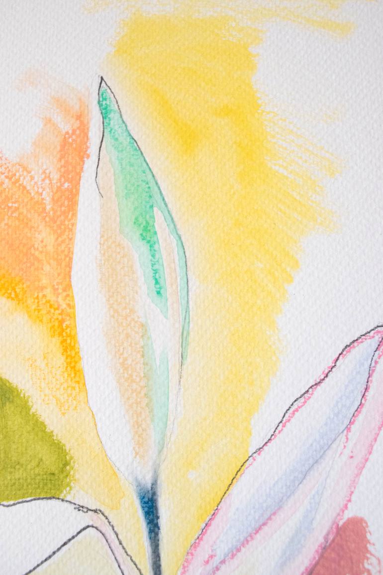 Original Abstract Botanic Painting by Amaia Bloom