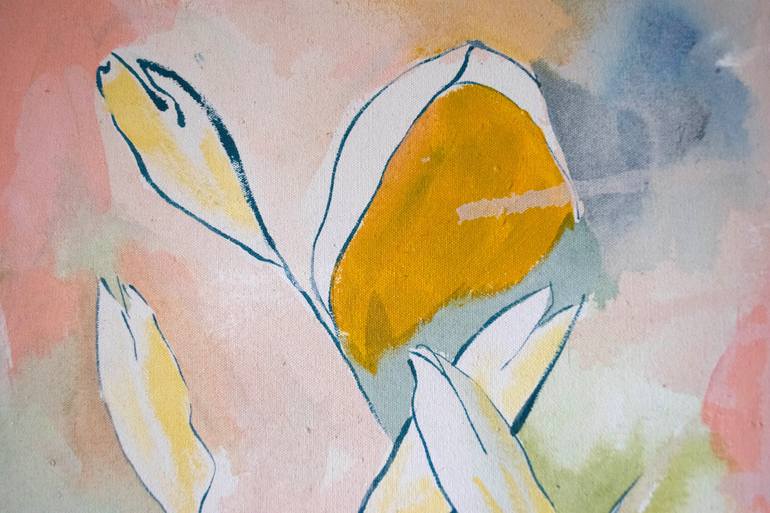 Original Abstract Botanic Painting by Amaia Bloom