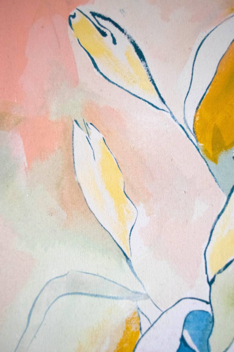 Original Abstract Botanic Painting by Amaia Bloom