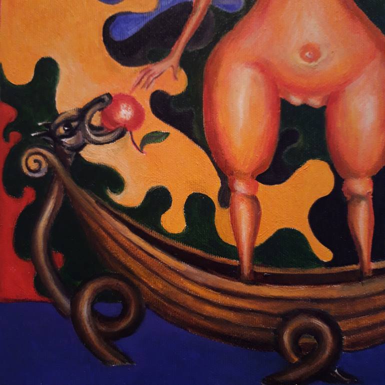 Original Expressionism Religion Painting by Serhii Kulyk