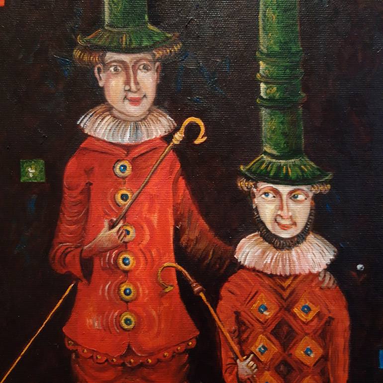 Original Men Painting by Serhii Kulyk