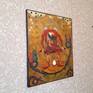 The man cannot realize what has happened to him. There has been a reincarnation and he became a bird. However old memories still appear. The artwork is framed by a narrow brown border.
Stretched canvas, oil paint. This original artwork is made in a single copy.
Note: It is needed up to 7 days to make documents for artwork export.