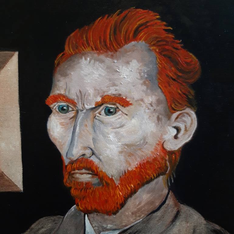 Original Portrait Painting by Serhii Kulyk