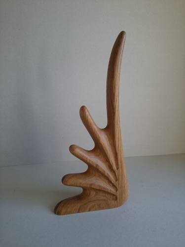 Abstract wood sculpture thumb
