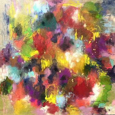 Original Abstract Expressionism Abstract Paintings by Lavanya Challa