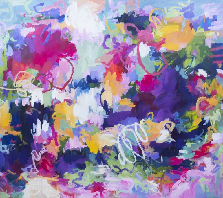 Original Abstract Expressionism Abstract Paintings by Lavanya Challa