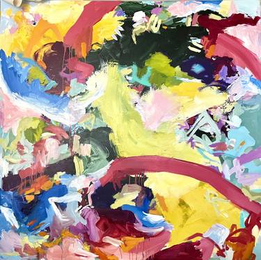 Original Abstract Expressionism Abstract Paintings by Lavanya Challa