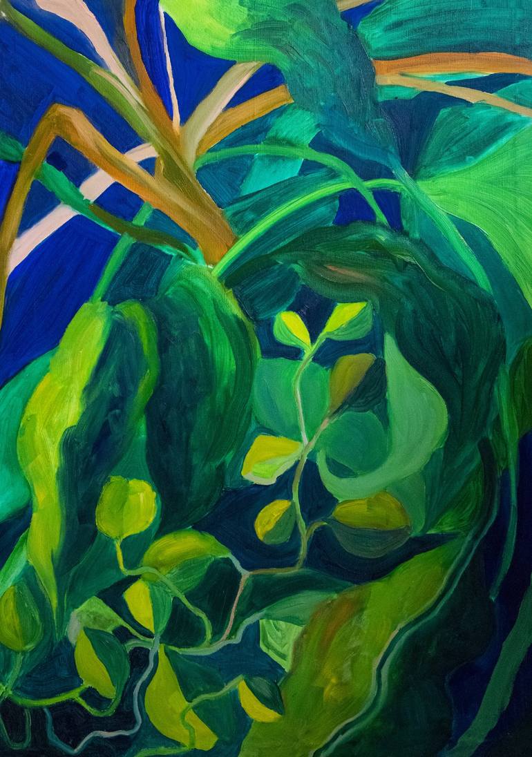 Greenery Painting by Ivona Ivanova | Saatchi Art