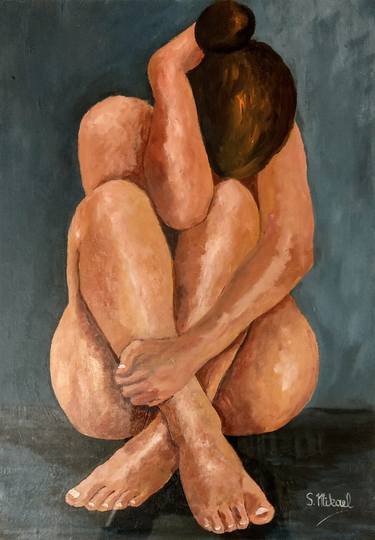 Print of Figurative Nude Paintings by Michael Aoun