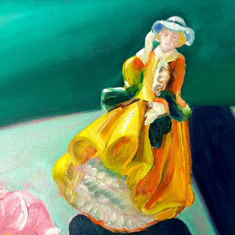 Original Art Deco Still Life Painting by John Klein
