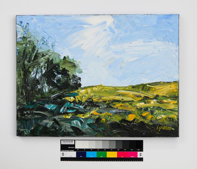 Original Expressionism Landscape Painting by Steve Greaves