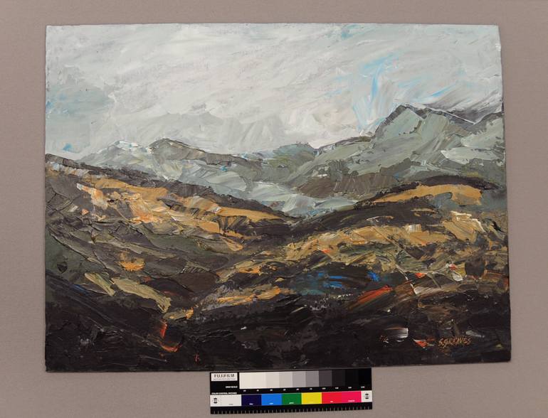 Original Expressionism Landscape Painting by Steve Greaves