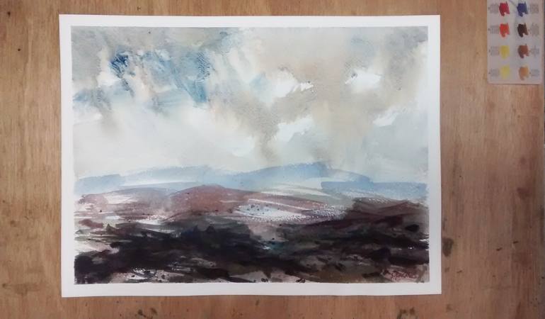 Original Expressionism Landscape Painting by Steve Greaves