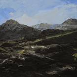 Snowdonia Welsh Mountains With Blue Sky by Steve Greaves