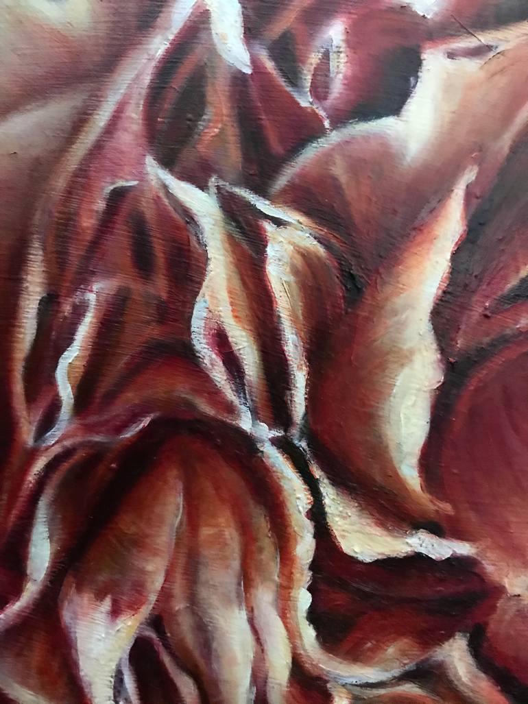 Original Modernism Botanic Painting by Maureen De Silva 