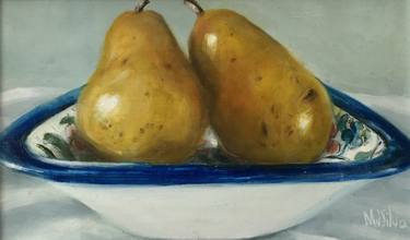 Pears in a bowl thumb