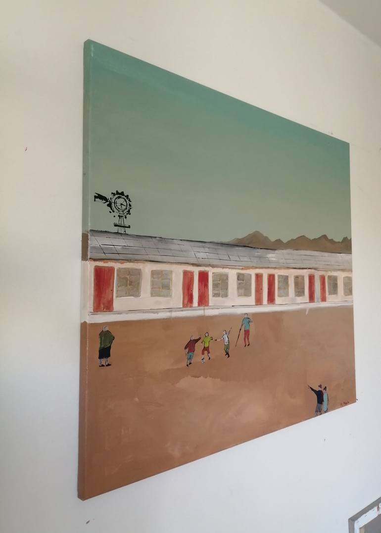 Original Expressionism Architecture Painting by Mariusz Makula