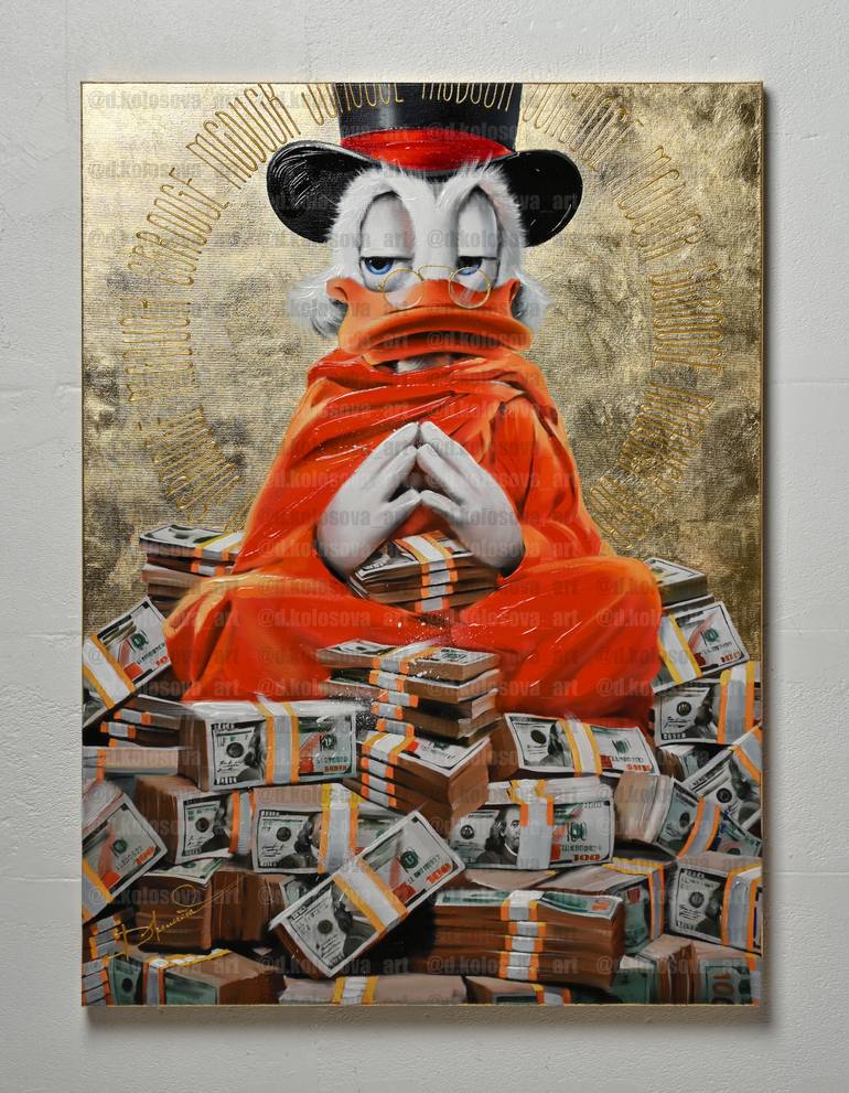 Original Conceptual Pop Culture/Celebrity Painting by Daria Kolosova