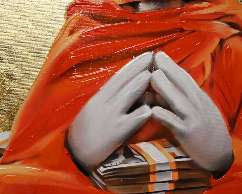 Original Conceptual Pop Culture/Celebrity Painting by Daria Kolosova
