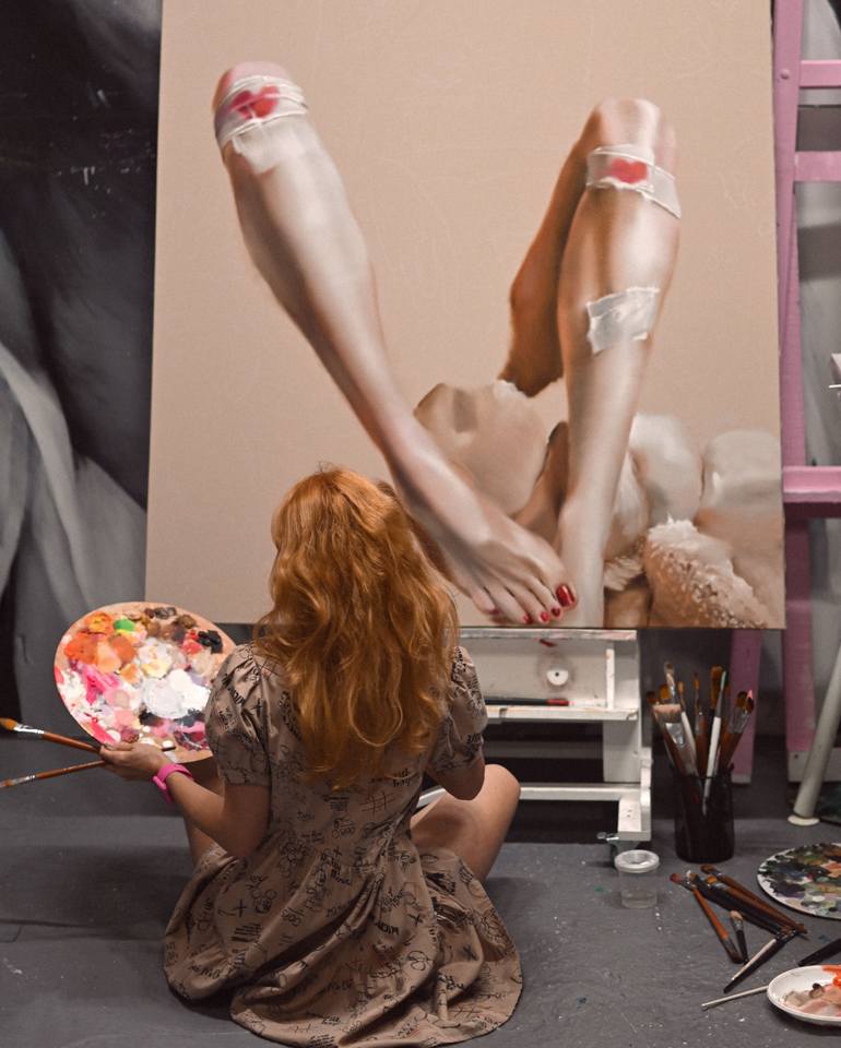Original Pop Art Pop Culture/Celebrity Painting by Daria Kolosova