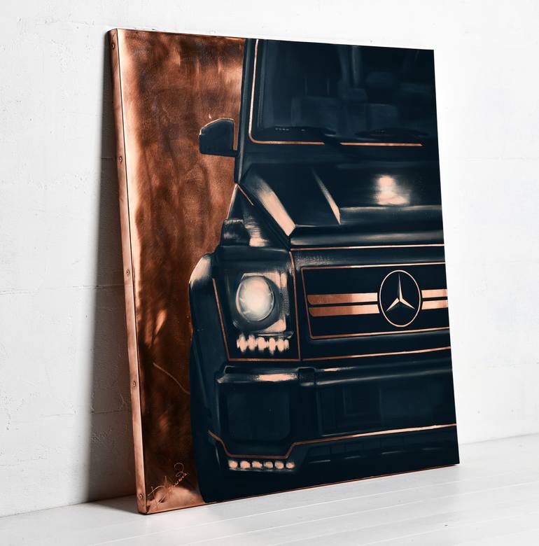 Original Conceptual Car Painting by Daria Kolosova