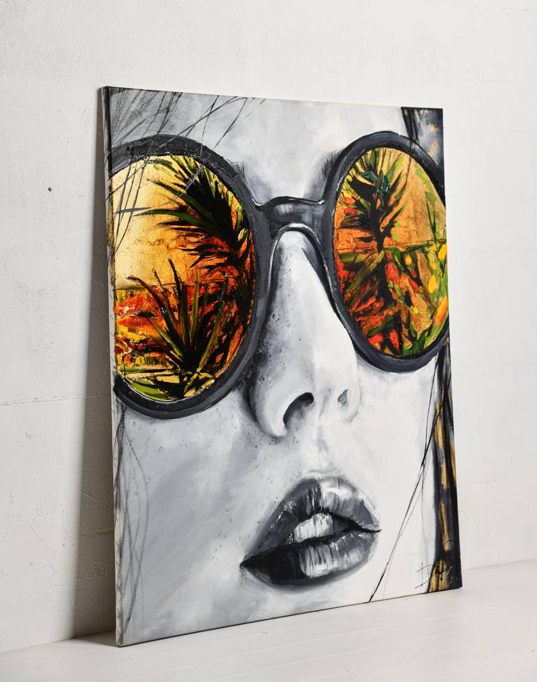 Original Conceptual People Painting by Daria Kolosova