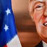 Portrait of US President Donald J. Trump 

The painting made on real copper sheet 0,6mm thick stretched on wooden frame.