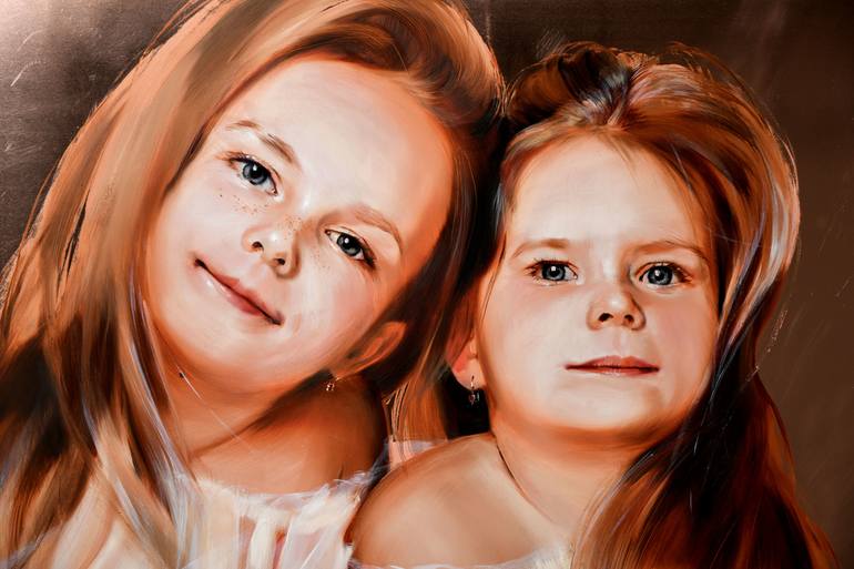 Original Family Painting by Daria Kolosova