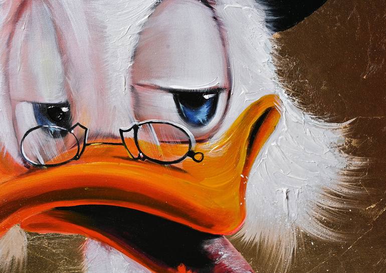 donald duck face painting