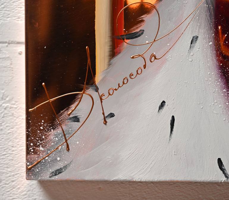 Original Pop Art Cartoon Painting by Daria Kolosova