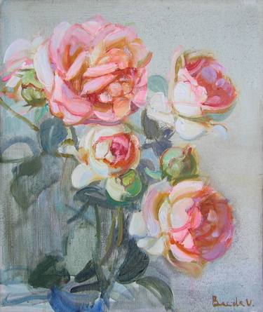 Print of Impressionism Floral Paintings by Valery Bayda