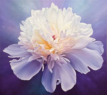 Original Romanticism Floral Painting by Anna Steshenko