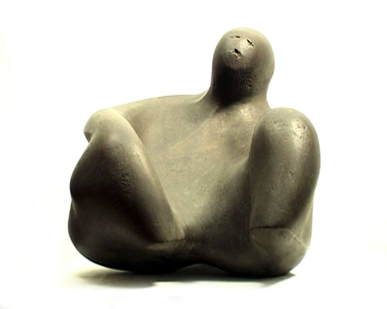 Original Abstract People Sculpture by Raúl Caamaño