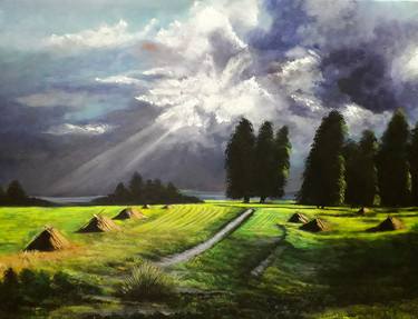 Original Realism Landscape Paintings by Asad Ullah Alam