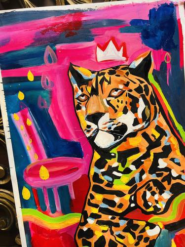 Tiger Abstract Contemporary Art thumb