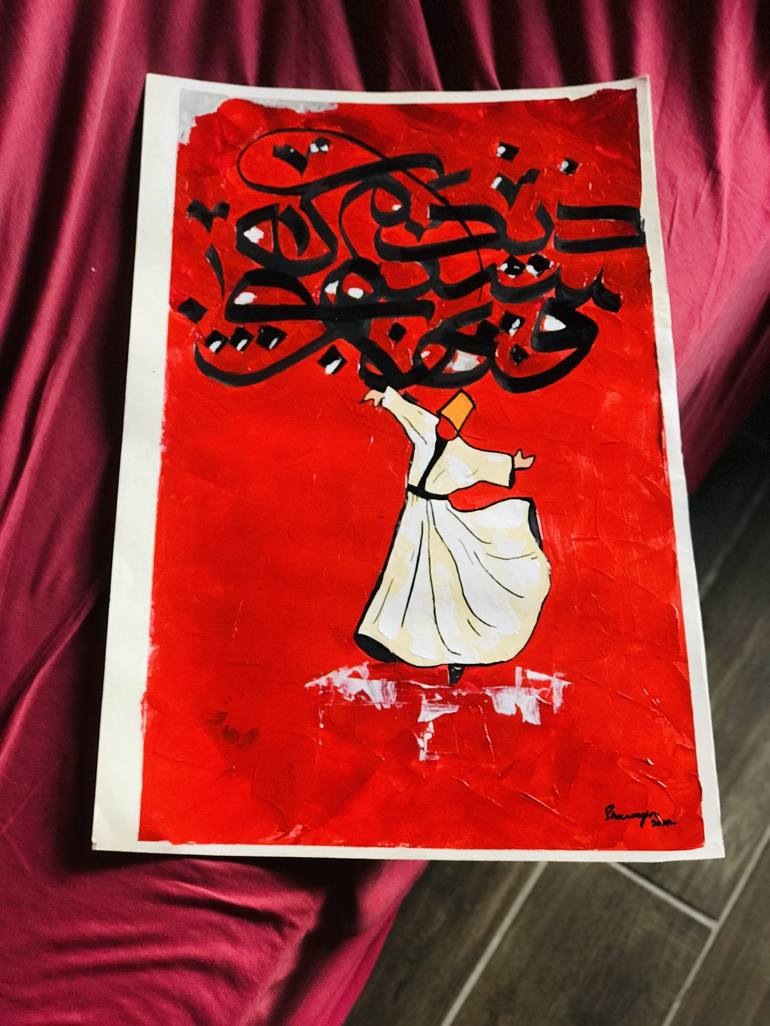 Original Abstract Painting by Sharmene Yousuf