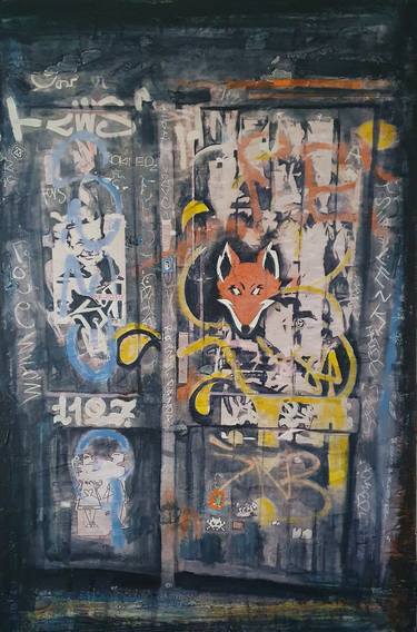 Original Expressionism Graffiti Paintings by LA Smart