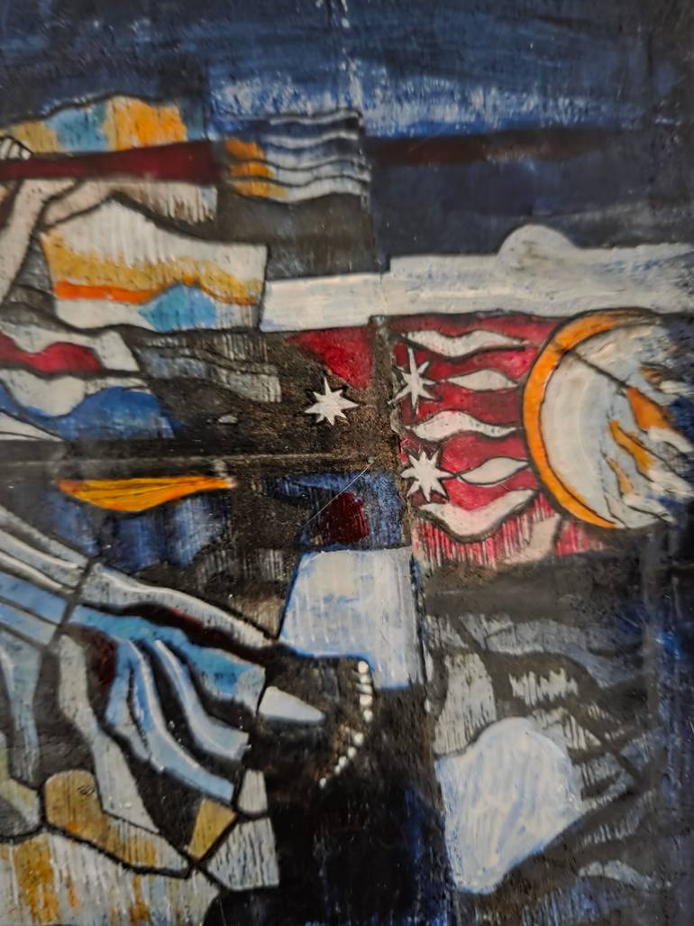 Original Contemporary Architecture Painting by Louise Smart