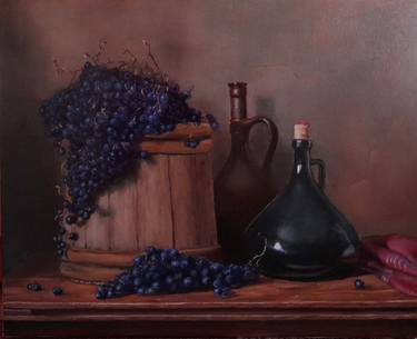 Print of Realism Still Life Paintings by Evgheni Zolotariov