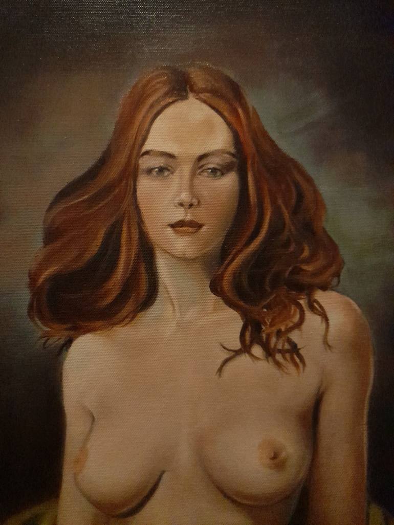 Original Portrait Painting by Evgheni Zolotariov
