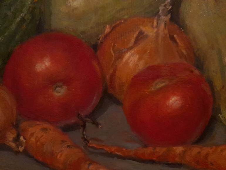 Original Realism Still Life Painting by Evgheni Zolotariov