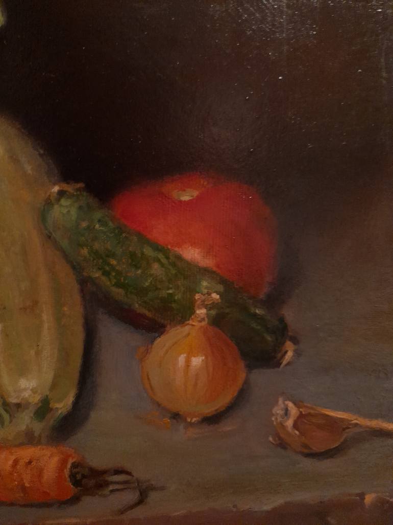 Original Realism Still Life Painting by Evgheni Zolotariov