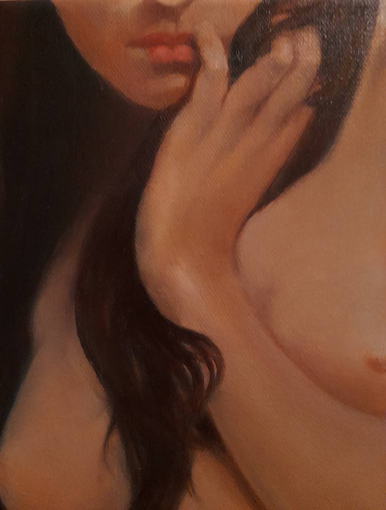 Original Realism Nude Painting by Evgheni Zolotariov