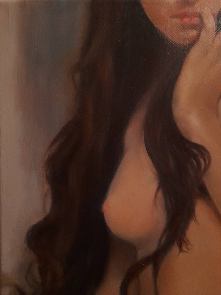 Original Realism Nude Painting by Evgheni Zolotariov