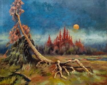 Print of Realism Landscape Paintings by Evgheni Zolotariov